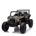 ZEOPHOL 24V Kids Ride On UTV, 2 Seater Electric Ride On Car with LED Lights, Battery Powered Vehicle for Boys & Girls Black